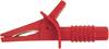 Cliff CRC/01 Sicherheits-Abgreifklemme Steckanschluss 4 mm CAT II 1000 V, CAT III 600 V Rot