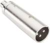 Adam Hall 7857 Audio Adapter [1x XLR-Stecker - 1x Cinch-Buchse] Silber
