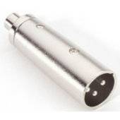 Adam Hall 7857 Audio Adapter [1x XLR-Stecker - 1x Cinch-Buchse] Silber-2
