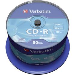 Image of Verbatim 43351 CD-R 80 Rohling 700 MB 50 St. Spindel