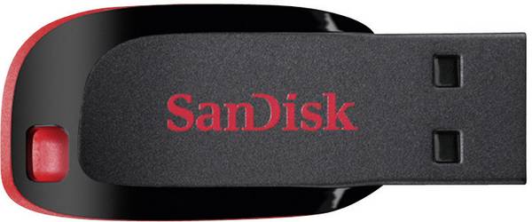 SanDisk Cruzer® Blade™ USB-Stick  16 GB Schwarz SDCZ50-016G-B35 USB-A (USB 2.0)