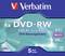 Verbatim 4x DVD-RW, wiederbeschreibbar, Kapazität 4,7 GB, 120 Minuten, 5er-Pack, hohe Schreibgeschwindigkeit 4x.