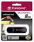 USB-Stick Transcend JetFlash 600, 8 GB, USB 2.0, in Verpackung. Enthält Software für Datensicherung. Lifetime Garantie.