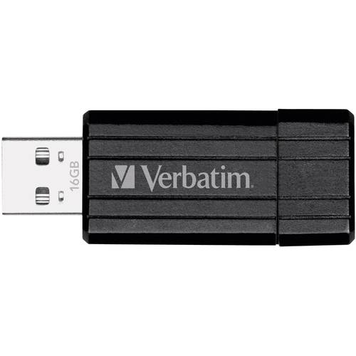 Verbatim Pin Stripe USB-Stick 16 GB Schwarz 49063 USB-A (USB 2.0)