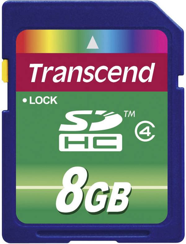 Transcend Standard SDHC-Karte Retail 8 GB Class 4