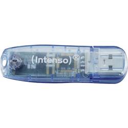 Image of Intenso Rainbow Line USB-Stick 4 GB Blau 3502450 USB 2.0