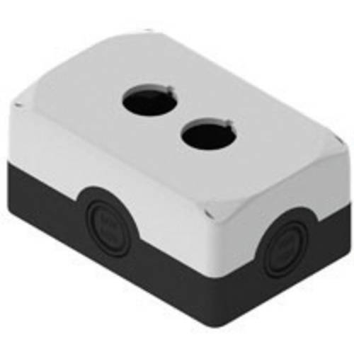 Pizzato Elettrica ES32000 ES32000 Leergehäuse 2 Einbaustellen (L x B x H) 120 x 80 x 56 mm Schwarz, Grau 5 St.