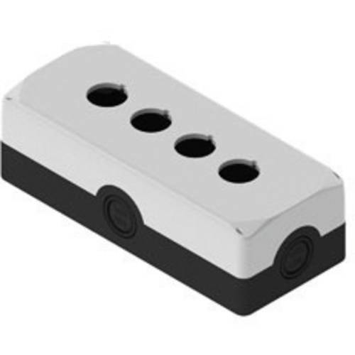 Pizzato Elettrica ES34000 ES34000 Leergehäuse 4 Einbaustellen (L x B x H) 186 x 80 x 56 mm Schwarz, Grau 5 St.