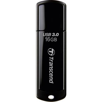Transcend JetFlash® 700 USB-Stick  16 GB Schwarz TS16GJF700 USB 3.2 Gen 1 (USB 3.0)