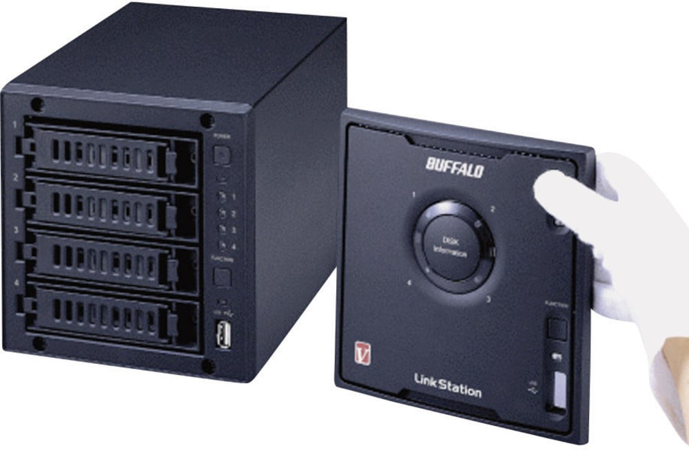Buffalo LinkStation LS220DE-EU - NAS 2 Baies - Stockage Réseau RAID - Sans Disque