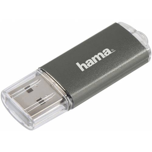 Thumbnail - hama 00090983 USB-Stick Laeta, USB 2.0, 16 GB, 10MB/s, Grau