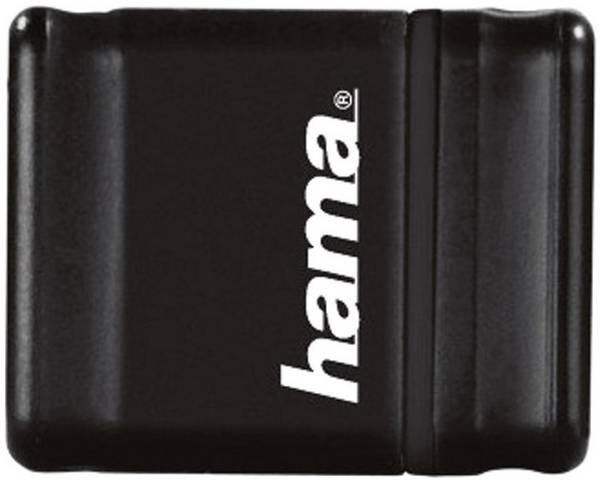 hama 00094169 USB-Stick "Smartly", USB 2.0, 16 GB, 10MB/s, Schwarz