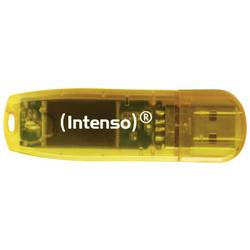 Image of Intenso Rainbow Line USB-Stick 64 GB Orange (transparent) 3502490 USB 2.0
