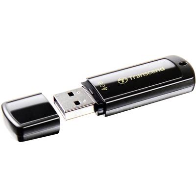 Transcend JetFlash® 350 USB-Stick 4 GB Schwarz TS4GJF350 USB 2.0