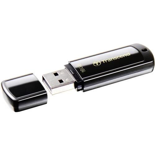 Transcend JetFlash® 350 USB-Stick 16 GB Schwarz TS16GJF350 USB-A (USB 2.0)