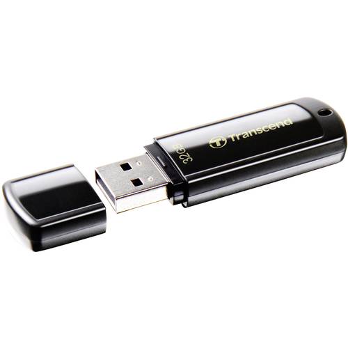 Transcend JetFlash® 350 USB-Stick 32 GB Schwarz TS32GJF350 USB-A (USB 2.0)