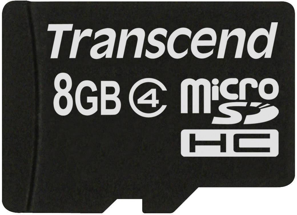 TRANSCEND SDHC CARD MICRO 8GB CLASS 4