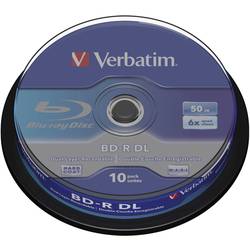 Image of Verbatim 43746 Blu-ray BD-R DL Rohling 50 GB 10 St. Spindel