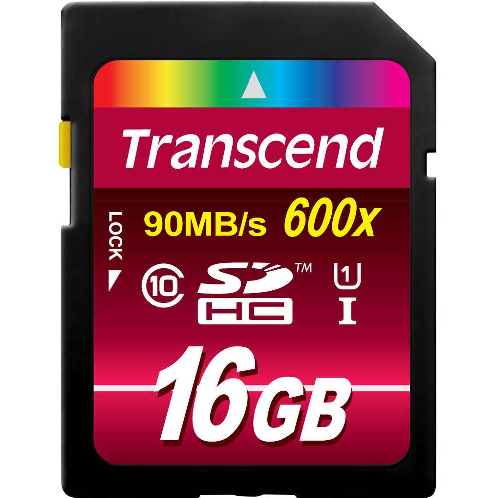 Transcend Ultimate SDHC-kaart Industrial 16 GB Class 10, UHS-I