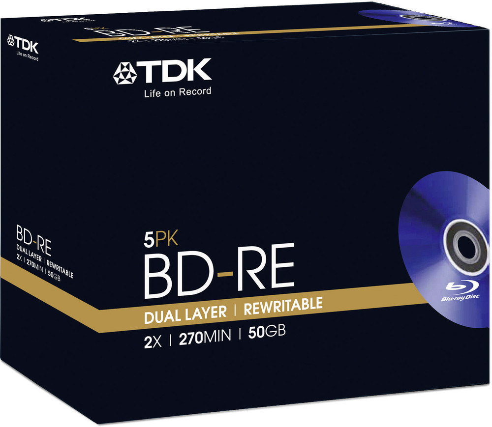 Bluray BDRE DL Rohling 50 GB TDK T19796 1 St. Jewelcase kaufen