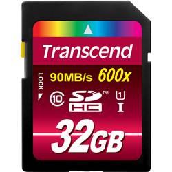 Pamäťová karta SDHC, 32 GB, Transcend Ultimate, Class 10, UHS-I