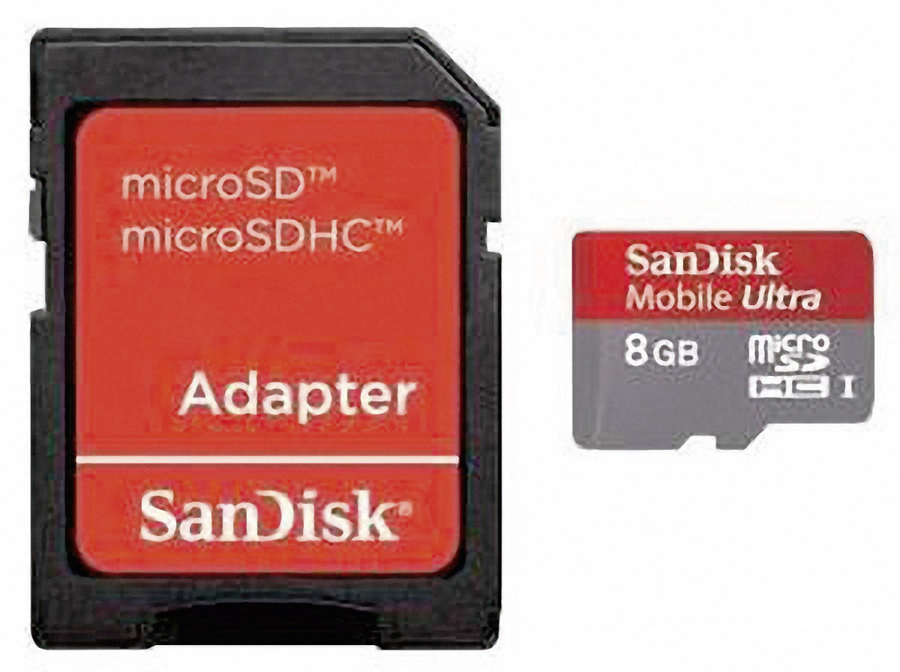 SanDisk Ultra microSDHC-Karte 8 GB Class 10 inkl. SD-Adapter kaufen