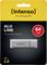 USB-Stick 'Intenso ALU LINE' mit 64 GB Kapazität, in originaler Verpackung. Beschriftung: '2.0 High Speed USB Drive'.