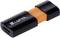 Schwarzer USB-Stick mit orangefarbenem Kern und Aufschrift 'XLYNE'.