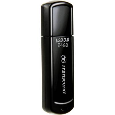 Transcend JetFlash® 700 USB-Stick  64 GB Schwarz TS64GJF700 USB 3.2 Gen 1 (USB 3.0)