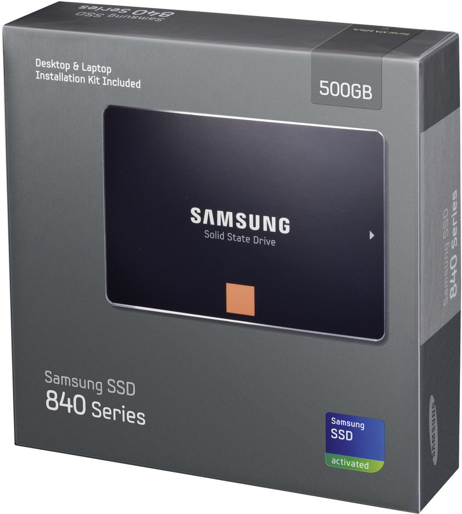 Samsung SSD-Festplatte 840 Upgrade-Kit MZ-7TD500KW 500 GB SATA III (600 ...