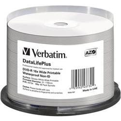 Image of Verbatim 43734 DVD-R Rohling 4.7 GB 50 St. Spindel Bedruckbar