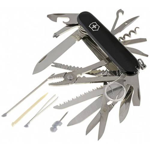 Victorinox SwissChamp 1.6795.3 Schweizer Taschenmesser Anzahl Funktionen 33 Schwarz
