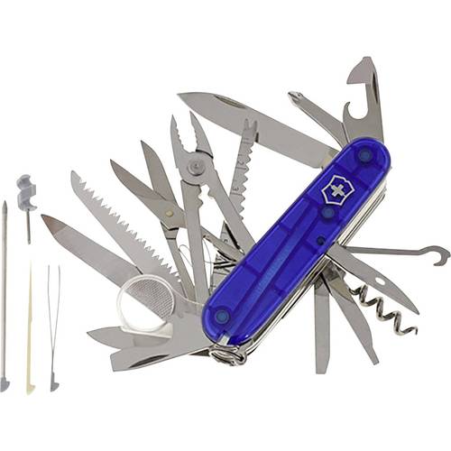 Victorinox SwissChamp 1.6795.T2 Schweizer Taschenmesser Anzahl Funktionen 33 Blau (transparent)