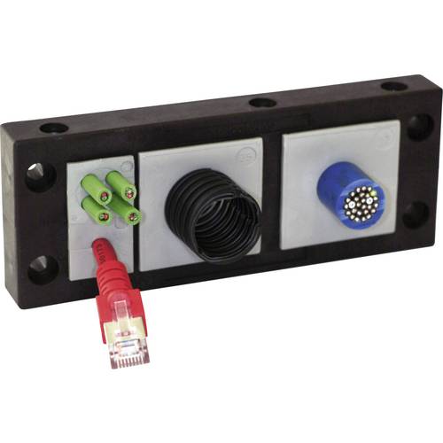 Icotek KEL 24/4 Kabeleinführungsleiste Polyamid Schwarz 1 St.