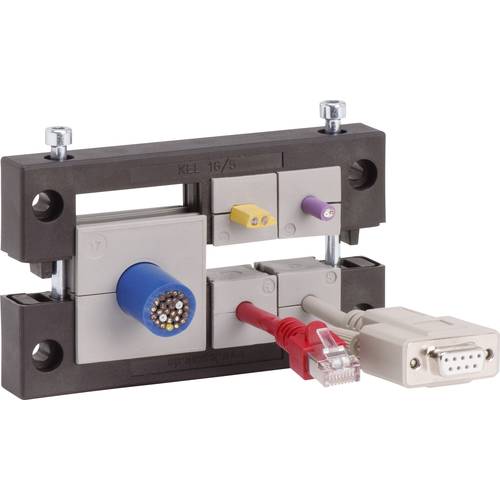 Icotek KEL 16/8 Kabeleinführungsleiste Polyamid Schwarz 1 St.