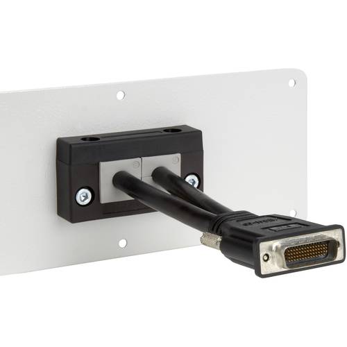 Icotek KEL-E2 Kabeleinführungsleiste Klemm-Ø (max.) 17 mm Polyamid Schwarz 1 St.