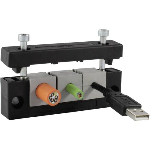 Icotek KEL-E4 Kabeleinführungsleiste Klemm-Ø (max.) 17 mm Polyamid Schwarz 1 St.