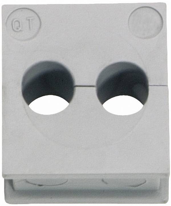 Icotek QT 2/4 Kabeldurchführung   Klemm-Ø (max.) 4 mm  Elastomer Grau 1 St.