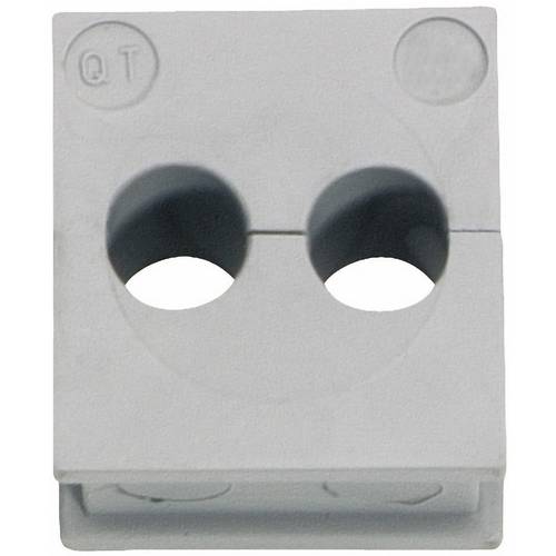 Icotek QT 2/6 Kabeldurchführung Klemm-Ø (max.) 6 mm Elastomer Grau 1 St.