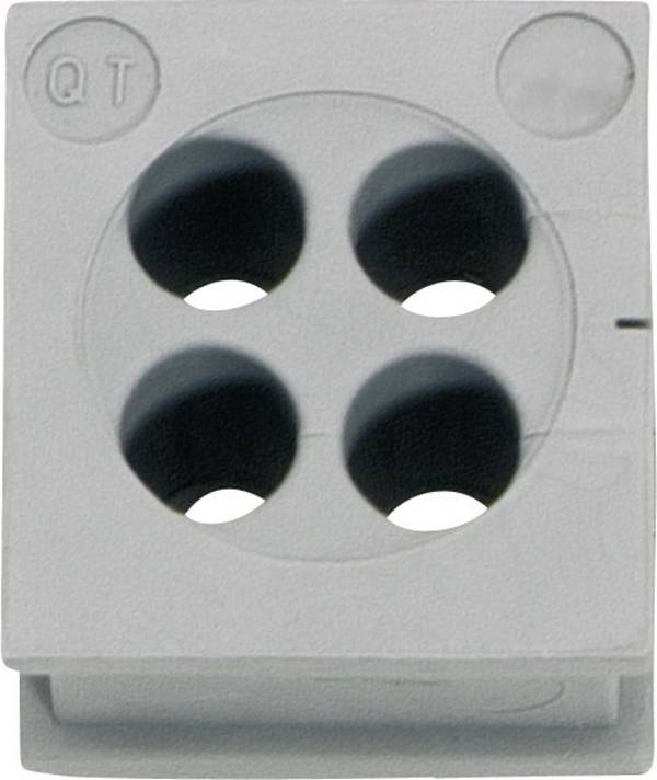 Icotek QT 4/5 Kabeldurchführung   Klemm-Ø (max.) 5 mm  Elastomer Grau 1 St.