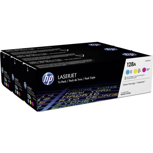 HP Toner 128A Original Kombi-Pack Cyan, Magenta, Gelb 1300 Seiten CF371AM