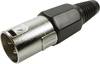 Cliff FC6130 XLR-Steckverbinder Stecker, gerade Polzahl: 3 Silber 1 St.