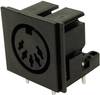 Cliff FC680805 DIN-Rundsteckverbinder Buchse, Einbau horizontal Polzahl: 5 Schwarz 1 St.