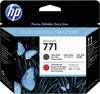 HP Druckkopf 771 Original Matt Schwarz, Rot CE017A