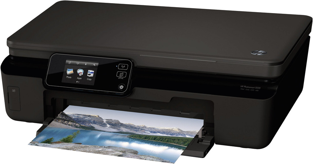 HP Photosmart 5520 eAllinOne TintenstrahlMultifunktionsdrucker A4 Drucker, Scanner, Kopierer