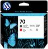 HP Druckkopf 70 Original Matt Schwarz, Rot C9409A