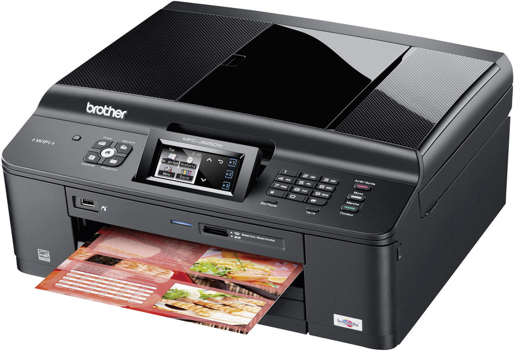 Brother MFCJ625DW, Multifunktionsgerät Tinte 4in1, USB,WLAN,Duplex,ADF