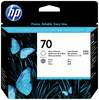HP Druckkopf 70 Original Transparent, Grau C9410A