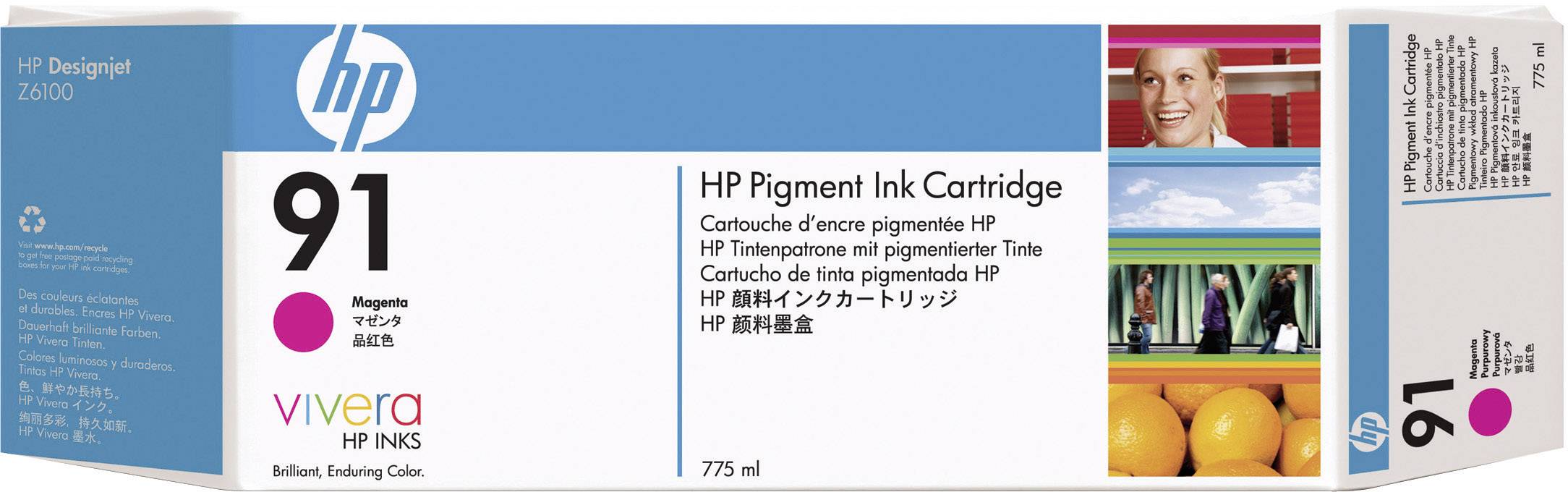 HP 91 Magenta Tintenpatrone