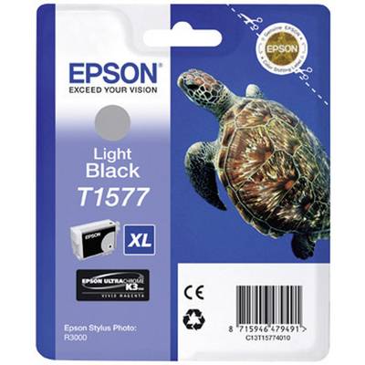 Epson Tinte T1577 Original  Light Schwarz C13T15774010